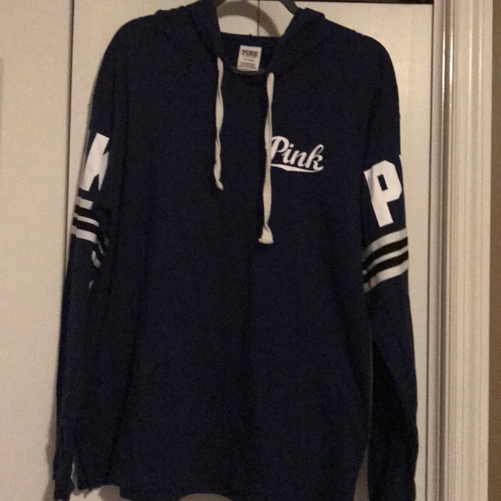 Pink long sleeve with hood